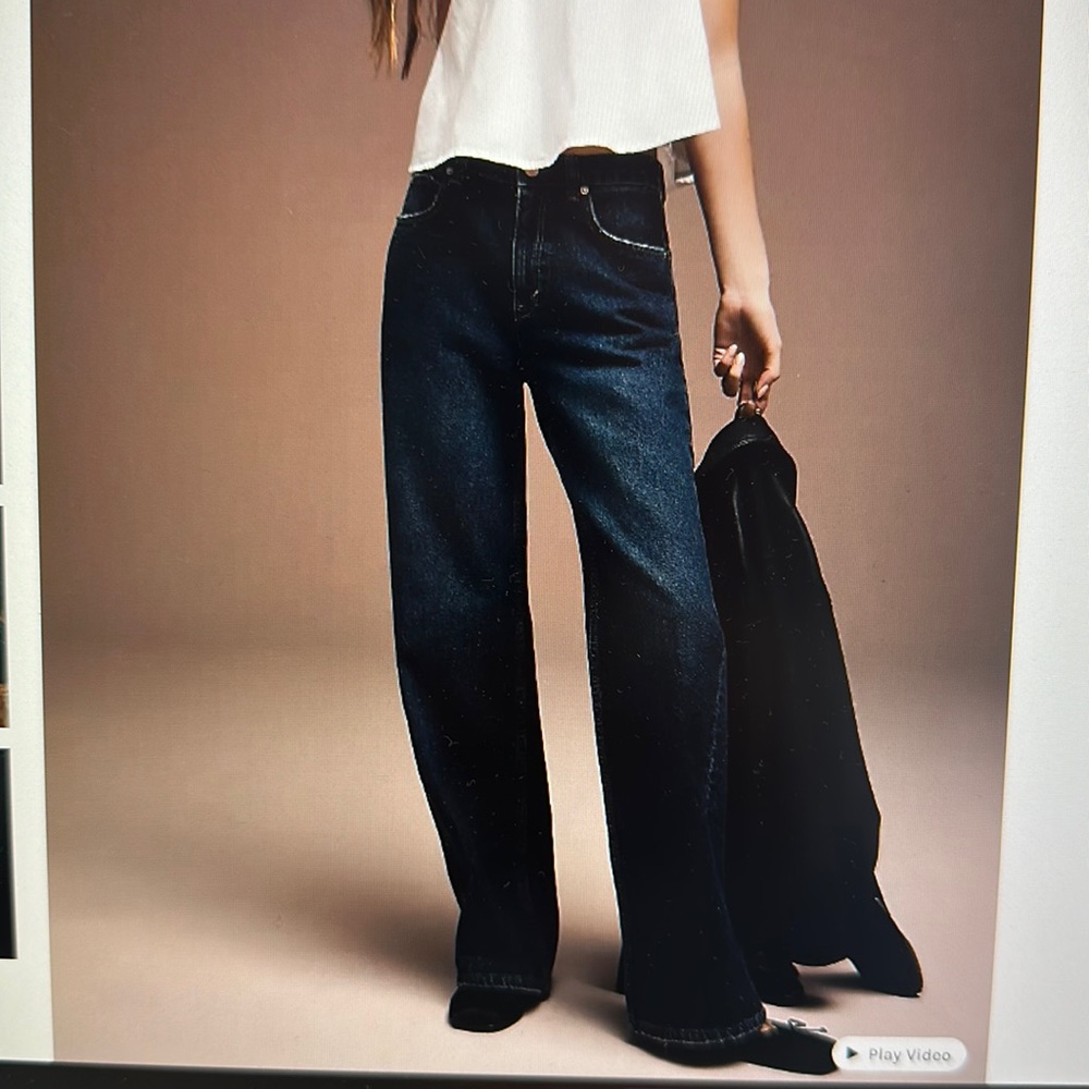 Free People Tinsley Baggy High Rise Jeans